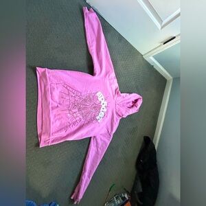 Sp5der pink hoodie brand new no tags or bags